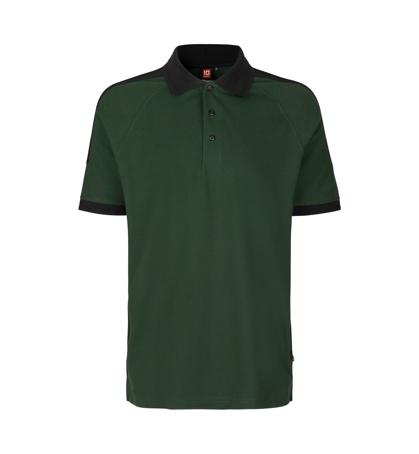 PRO Wear poloshirt | kontrast - Flaskegrøn