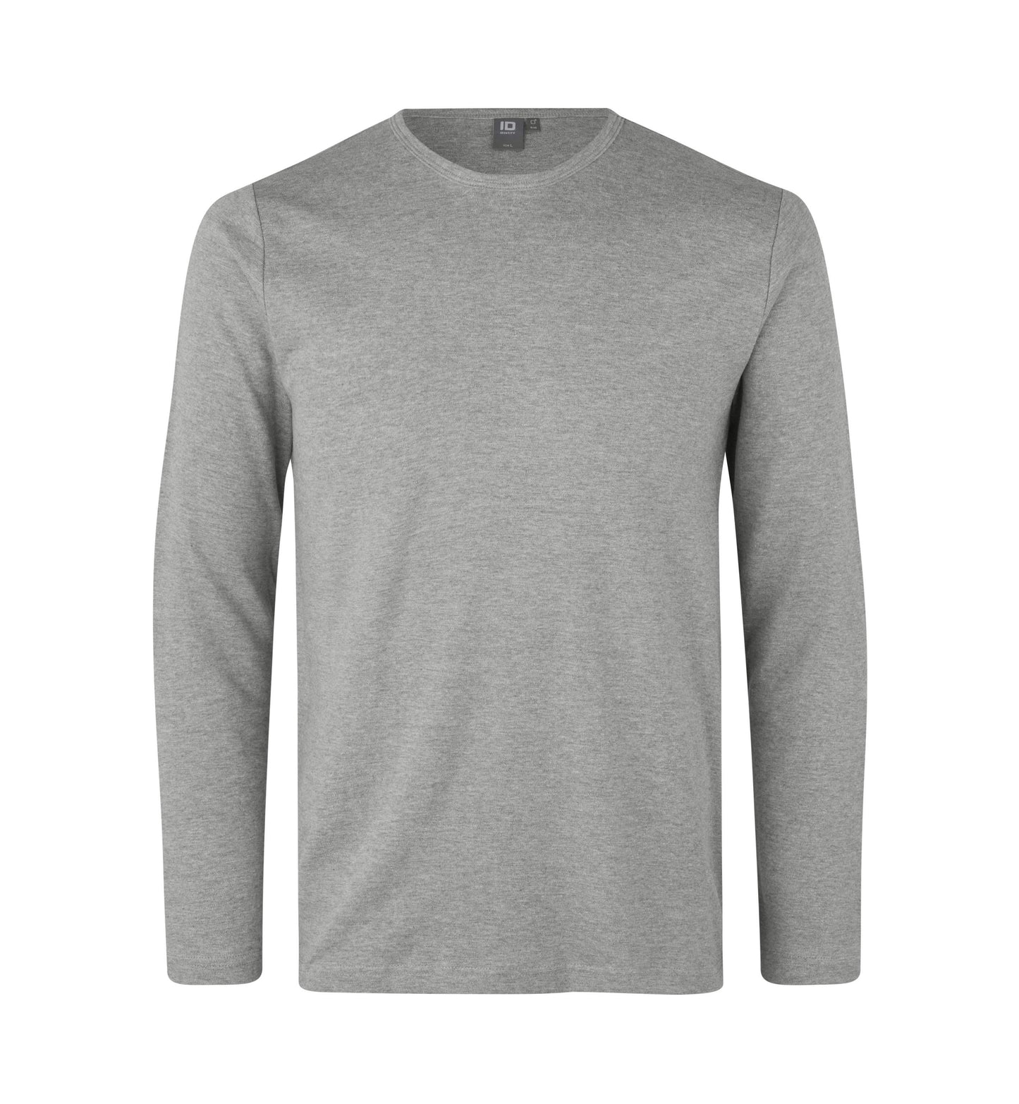 Interlock T-shirt | l/æ - Grå melange