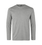 Interlock T-shirt | l/æ - Grå melange