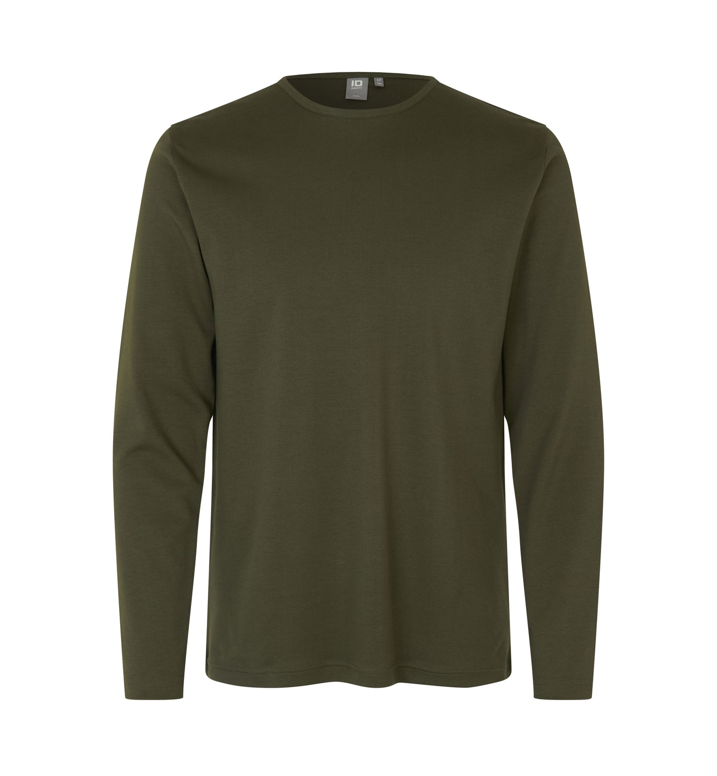 Interlock T-shirt | l/æ - Oliven