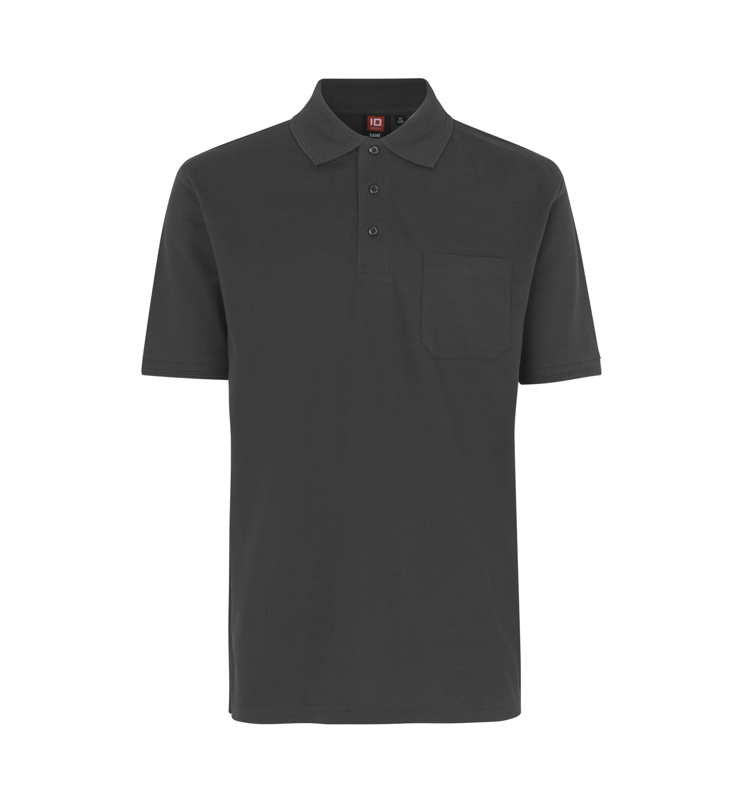 Poloshirt klassisk - Koks grå