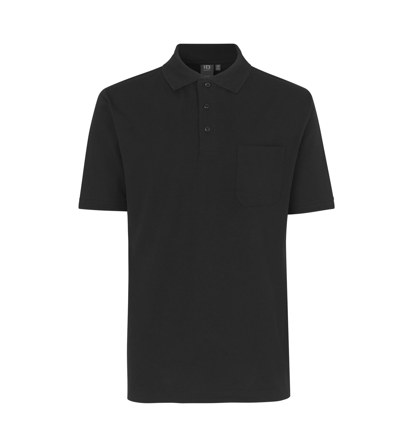 Poloshirt klassisk - Sort