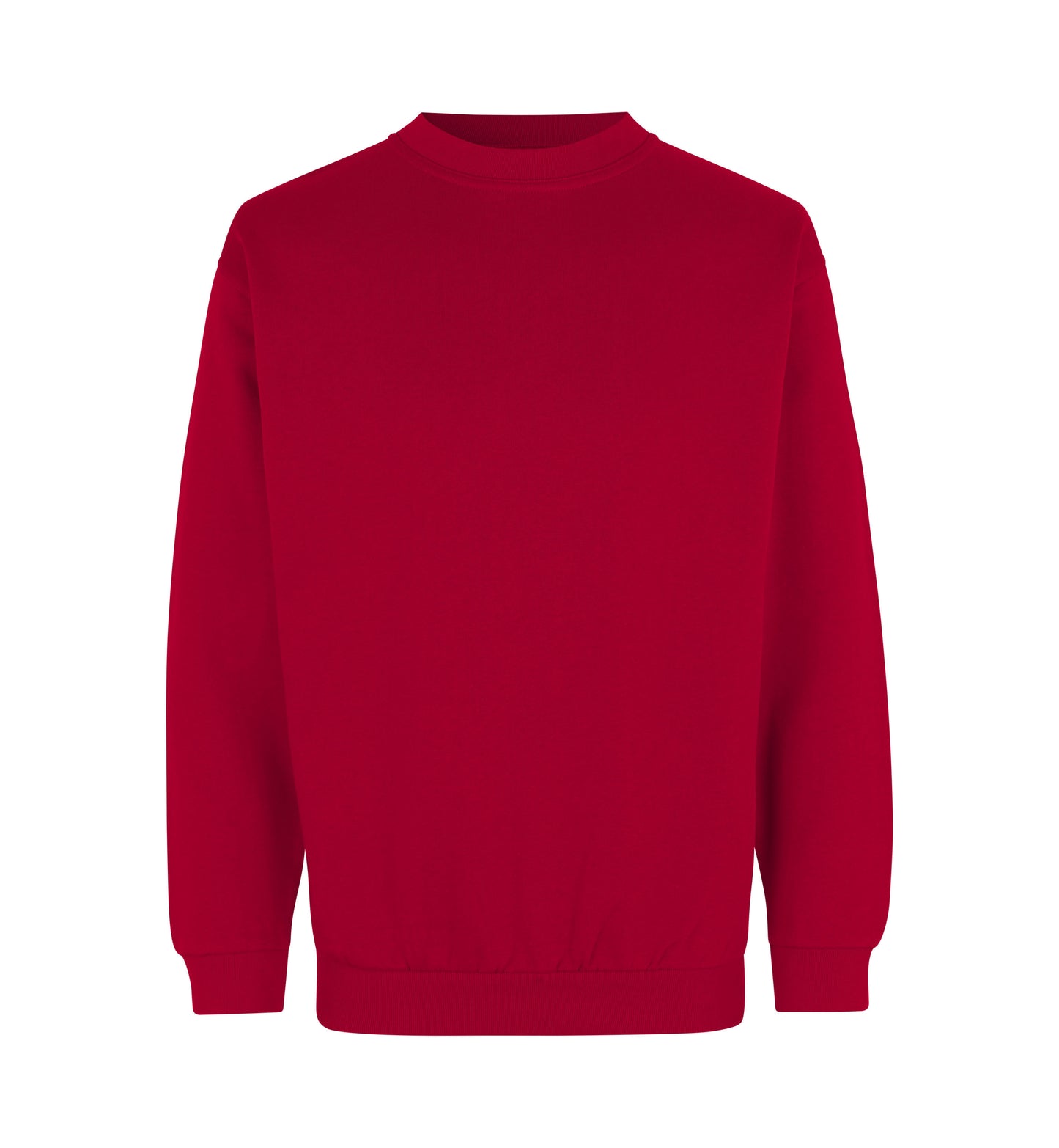 Sweatshirt | klassisk - Rød
