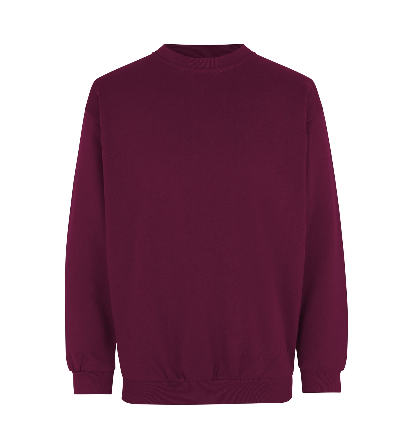 Sweatshirt | klassisk - Bordeaux