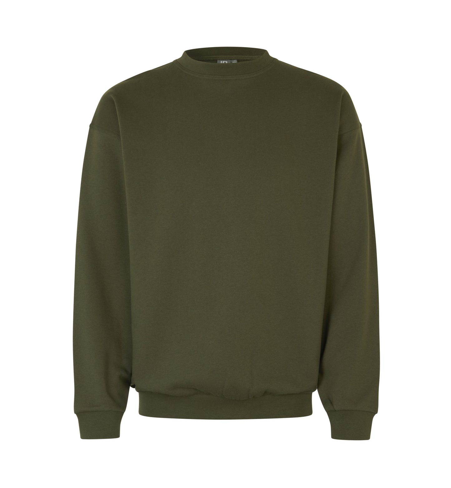Sweatshirt | klassisk - Oliven