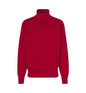 Sweatshirt | zip - Rød