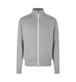 Sweat cardigan | kontrast - Grå melange