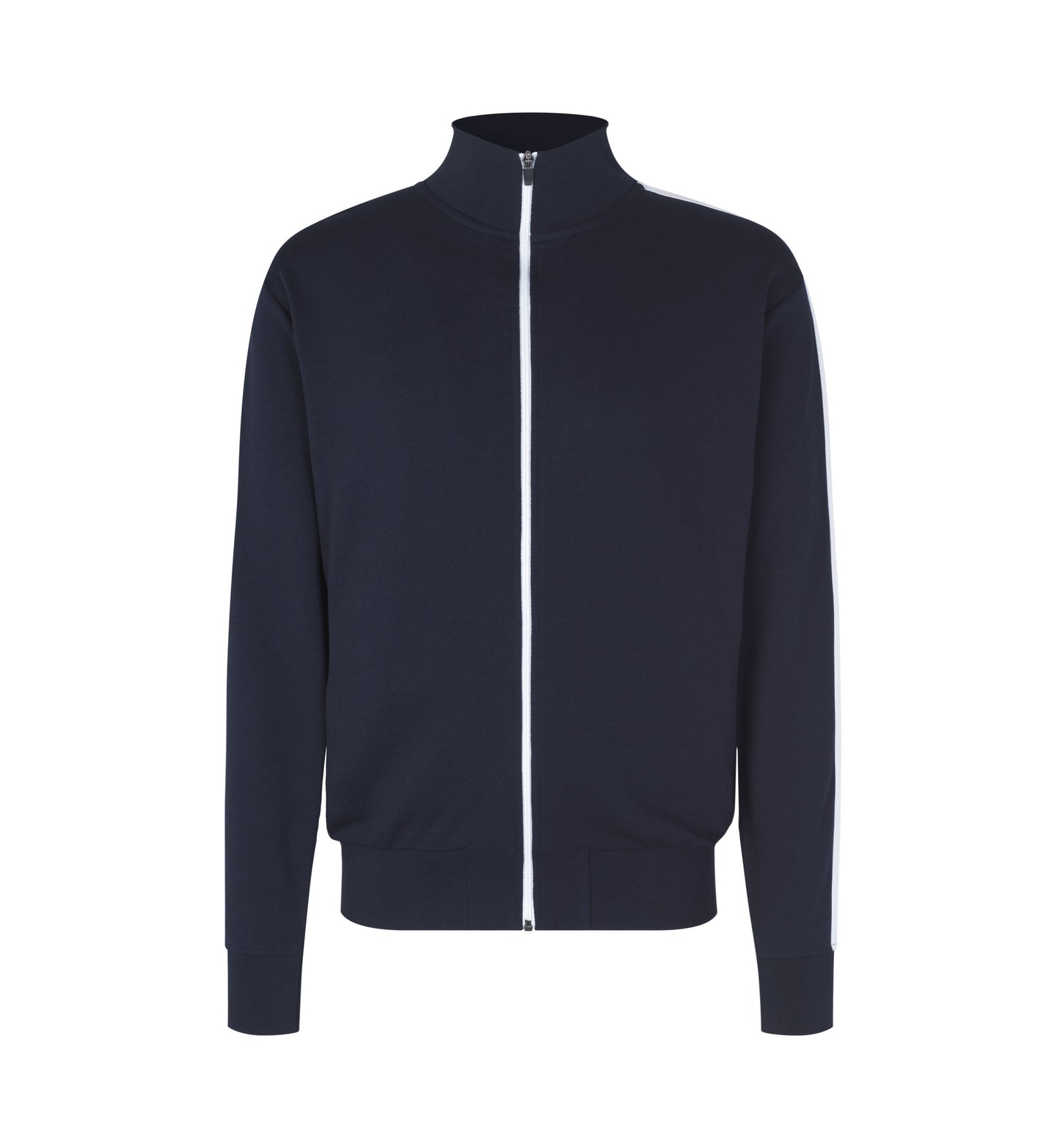 Sweat cardigan | kontrast - Navy