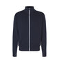 Sweat cardigan | kontrast - Navy