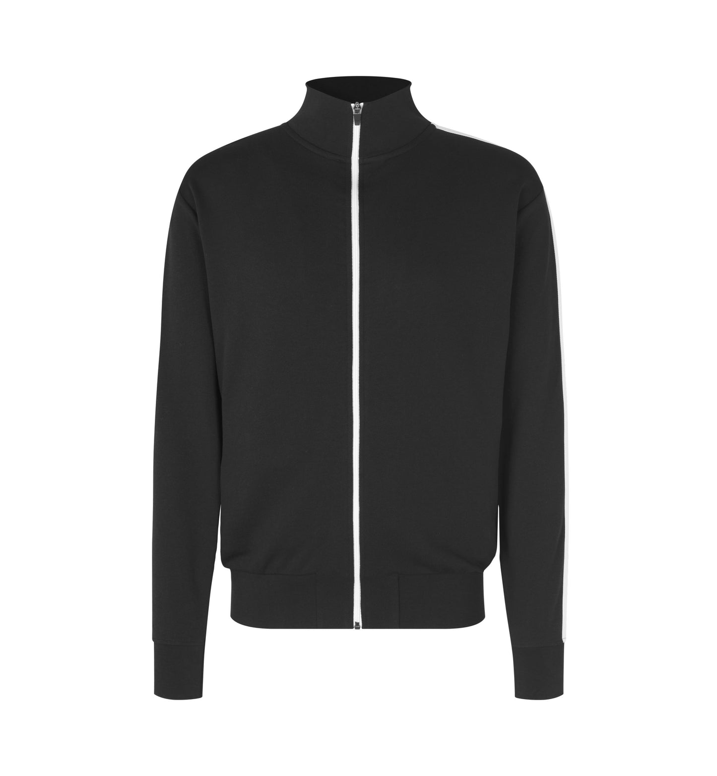 Sweat cardigan | kontrast - Sort