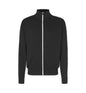 Sweat cardigan | kontrast - Sort