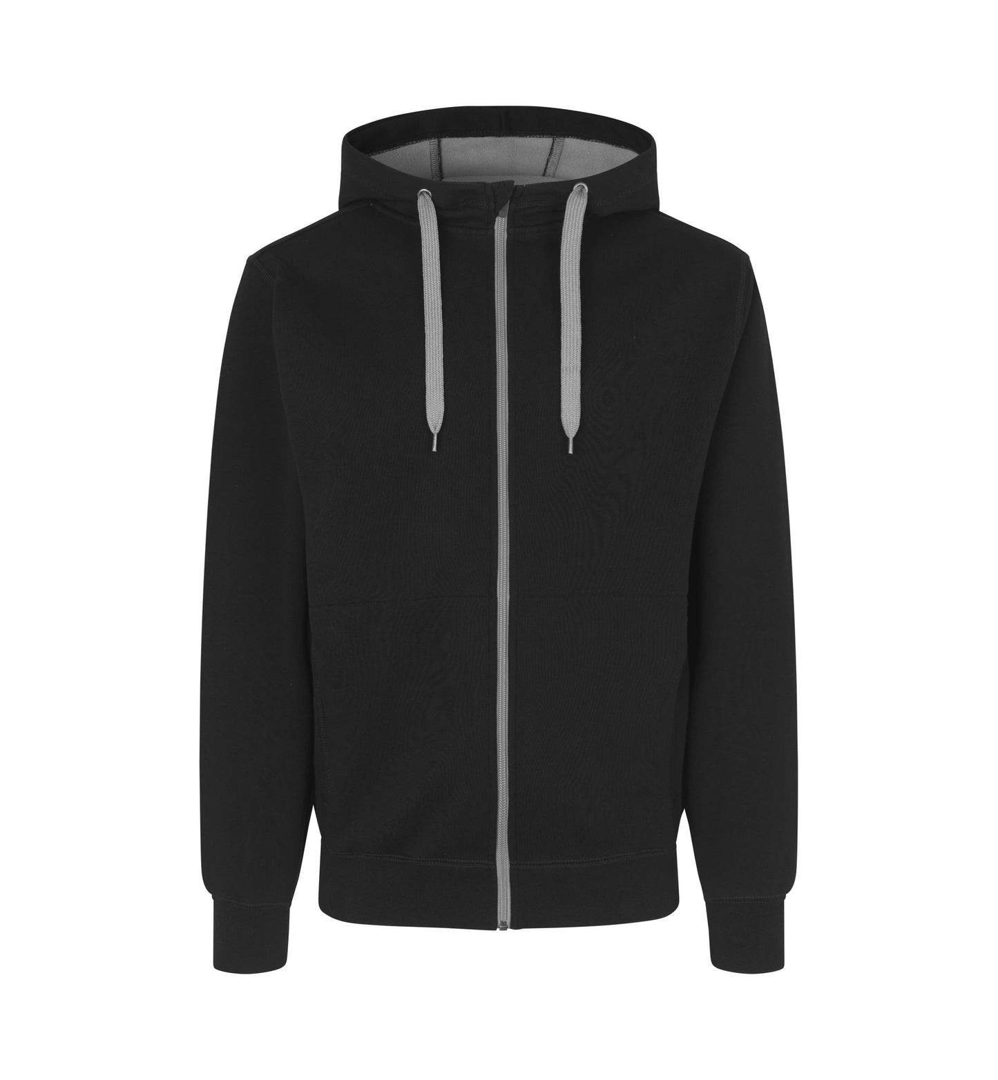 Sweat cardigan | bonded - Sort