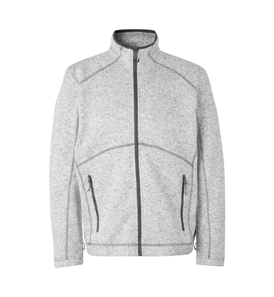 Zip-n-Mix fleece | melange - Grå melange