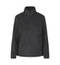 Cardigan | strikfleece | dame - Grafit melange